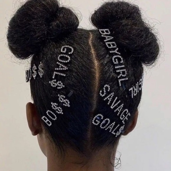 ⚜️[𝟯/$𝟭𝟴]⚜️BO$$ Crystal Silver Hairpin NEW - Picture 9 of 15